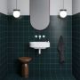Umywalka 80.5x50 cm półokrągła biała XJX01080000 Ravak Yard zdj.7