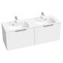 Umywalka 130x45 cm prostokątna meblowa biała XJX01113001 Ravak Classic II zdj.5