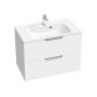 Umywalka 80x45 cm prostokątna meblowa biała XJX01180001 Ravak Classic II zdj.3