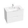 Umywalka 80x45 cm prostokątna meblowa biała XJX01180001 Ravak Classic II zdj.8