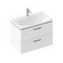 Umywalka 80x46.5 cm prostokątna meblowa biała XJX01280000 Ravak Balance zdj.6