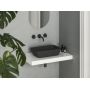 Umywalka 50x31 cm prostokątna nablatowa czarna XJX0D150000 Ravak Uni Slim zdj.3