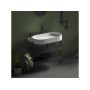 Umywalka 80.5x50 cm półokrągła biała XJX0E280001 Ravak Yard zdj.9