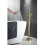 Bateria wannowo-prysznicowa wolnostojąca złota REAB7499 Rea Lungo zdj.5