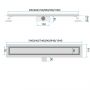 Odpływ liniowy 90 cm stal REAG2504 Rea Neox zdj.2