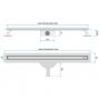 Odpływ liniowy 100 cm czarny REAG2712 Rea Neox Slim Pro zdj.2