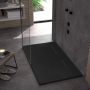Brodzik prostokątny 100x80 cm czarny REAK3323 Rea Bazalt zdj.1