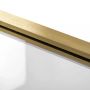 Drzwi prysznicowe 110 cm rozsuwane złoty szczotkowany/szkło przezroczyste REAK4708 Rea Rapid Slide zdj.5