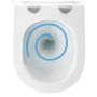 Miska WC wisząca bez kołnierza ze spłukiwaniem wirowym biały połysk REAC1261 Rea Carlo Mini zdj.4