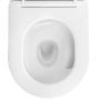 Miska WC wisząca bez kołnierza ze spłukiwaniem wirowym biały połysk REAC1260 Rea Carlo Mini zdj.5