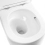 Miska WC z deską wolnoopadającą wisząca bez kołnierza biały połysk REAC6560 Rea Eddy zdj.3