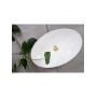 Umywalka 60x39 cm owalna nablatowa biała REAU5660 Rea Maya zdj.5