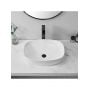 Umywalka 51x39.5 cm owalna nablatowa biała REAU6616 Rea Freja zdj.4