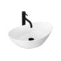 Umywalka 55.5x33.5 cm owalna nablatowa biała REAU6801 Rea Kate zdj.1