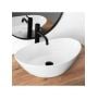 Umywalka 55.5x33.5 cm owalna nablatowa biała REAU6801 Rea Kate zdj.4