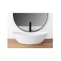 Umywalka 55.5x33.5 cm owalna nablatowa biała REAU6801 Rea Kate zdj.5