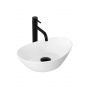 Umywalka 36.5x24.5 cm owalna nablatowa biała REAU6803 Rea Kate zdj.1