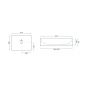 Umywalka REAU8006 Rea Inga zdj.2