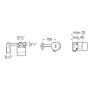 Element podtynkowy baterii A5252206RG Roca zdj.2