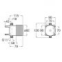 Element podtynkowy baterii A525231803 Roca Ona zdj.2
