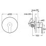 Bateria prysznicowa podtynkowa chrom A5A229HC00 Roca l20 zdj.2