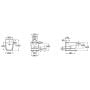 Bidet wiszący biały A357745S00 Roca Meridian zdj.2