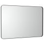 Lustro 120x80 cm prostokątne czarny A812416000 Roca Luna zdj.1