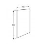 Lustro 60x45 cm prostokątne stal A816965009 Roca Access Pro zdj.2