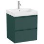 Umywalka z szafką 55 cm zielony A851687513 Roca Ona zdj.1