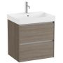 Umywalka z szafką 50 cm brązową A851688511 Roca Ona zdj.1