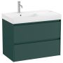 Umywalka z szafką 80 cm zielony A851692513 Roca Ona zdj.1