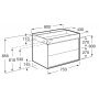 Umywalka z szafką 80 cm A852033560 Roca Tura zdj.2