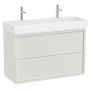 Umywalka z szafką 100 cm białą A852036558 Roca Tura zdj.1