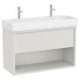 Umywalka z szafką 100 cm białą A852038558 Roca Tura zdj.1