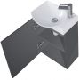 Umywalka z szafką 45.2 cm szarą A852448153 Roca Ravell zdj.3