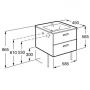 Szafka wisząca boczna 60x46 cm A856575806 Roca Victoria Basic Modular zdj.2