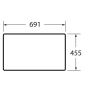 Blat 70x46 cm dąb A857503155 Roca Victoria Basic Modular zdj.2