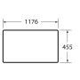 Blat 120x46 cm dąb A857508155 Roca Victoria Basic Modular zdj.2