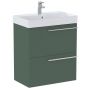 Szafka 58.5x34.6x63.5 cm podumywalkowa wisząca zielona A857778534 Roca Ella zdj.3