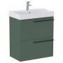 Szafka 58.5x34.6x63.5 cm podumywalkowa wisząca zielona A857778534 Roca Ella zdj.4