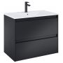 Szafka 80x45.6x63.5 cm podumywalkowa wisząca czarna A857795532 Roca Claudia zdj.1