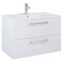 Szafka 80x45.6x53 cm podumywalkowa wisząca biała A857950806 Roca Roma zdj.1