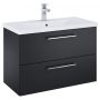 Szafka 80x38.4x53 cm podumywalkowa wisząca czarna A857953532 Roca Roma Compact zdj.1