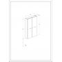 Szafka 50x12.6x80 cm dąb A857960464 Roca Extra zdj.2