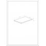 Blat 60.6x40 cm orzech A857963579 Roca Kwadro zdj.2