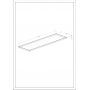 Blat 121x40 cm orzech A857967579 Roca Kwadro zdj.2