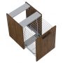 Szafka 39.8x38.4x53 cm boczna wisząca orzech A857973540 Roca Kwadro zdj.3