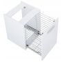 Szafka 39.8x38.4x53 cm boczna wisząca biała A857973806 Roca Kwadro zdj.3