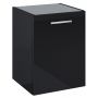 Szafka 39.8x38.4x53 cm boczna wisząca czarna A857974351 Roca Kwadro zdj.1