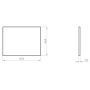 Blat 60.4x46.4 cm dąb A858221464 Roca Reef zdj.2